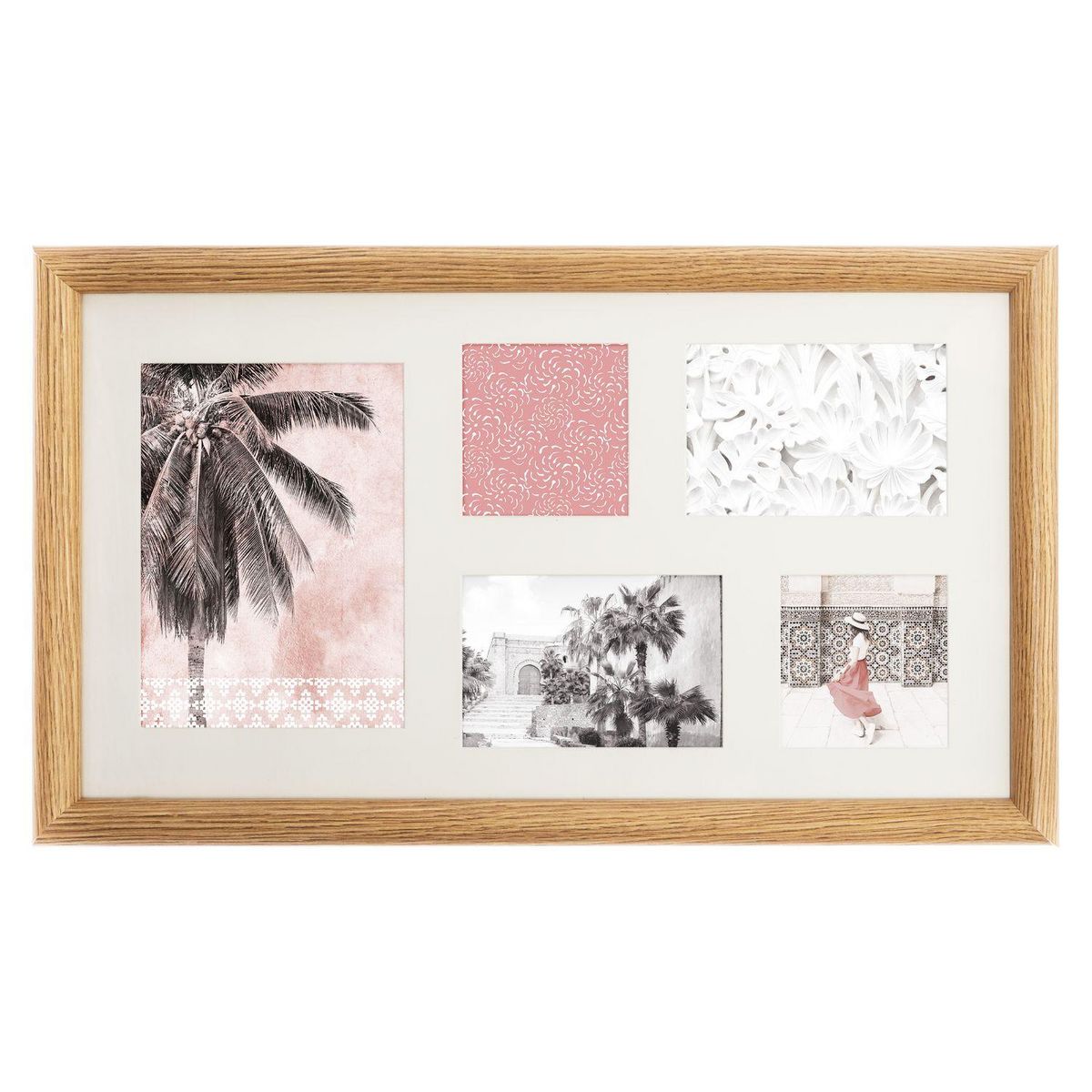 ATMOSPHERA Pêle-mêle ethnique Eda - 5 Photos - Marron