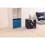 Voir la diapositive 2 : Atmosphera Kids Lot de 2 boites de rangement Espace en tissu - 29x29x29cm - Bleu