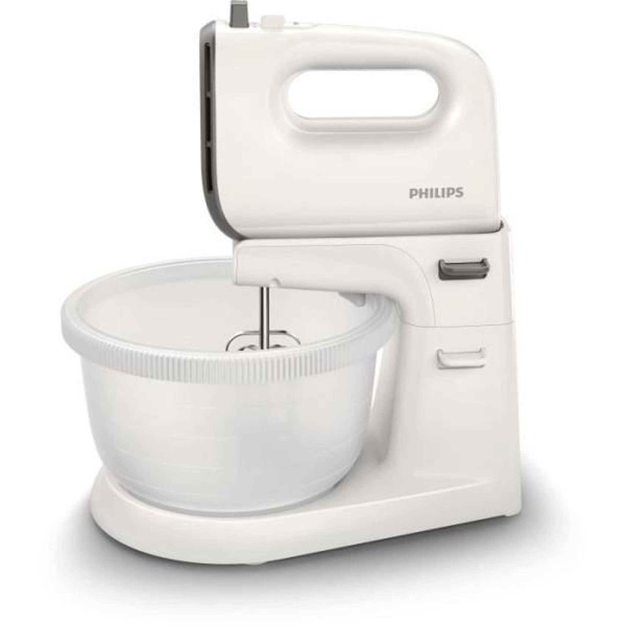 Philips Batteur Fouet Electrique  - PHILIPS - HR3745/00 - 450 W - 3 L - Blanc
