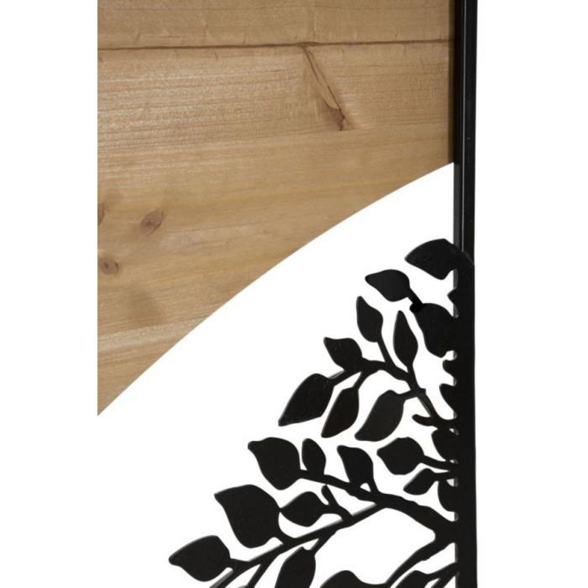 Paris Prix Lot de 3 Décorations Murales Encadrées  Arc  105cm Noir & Naturel