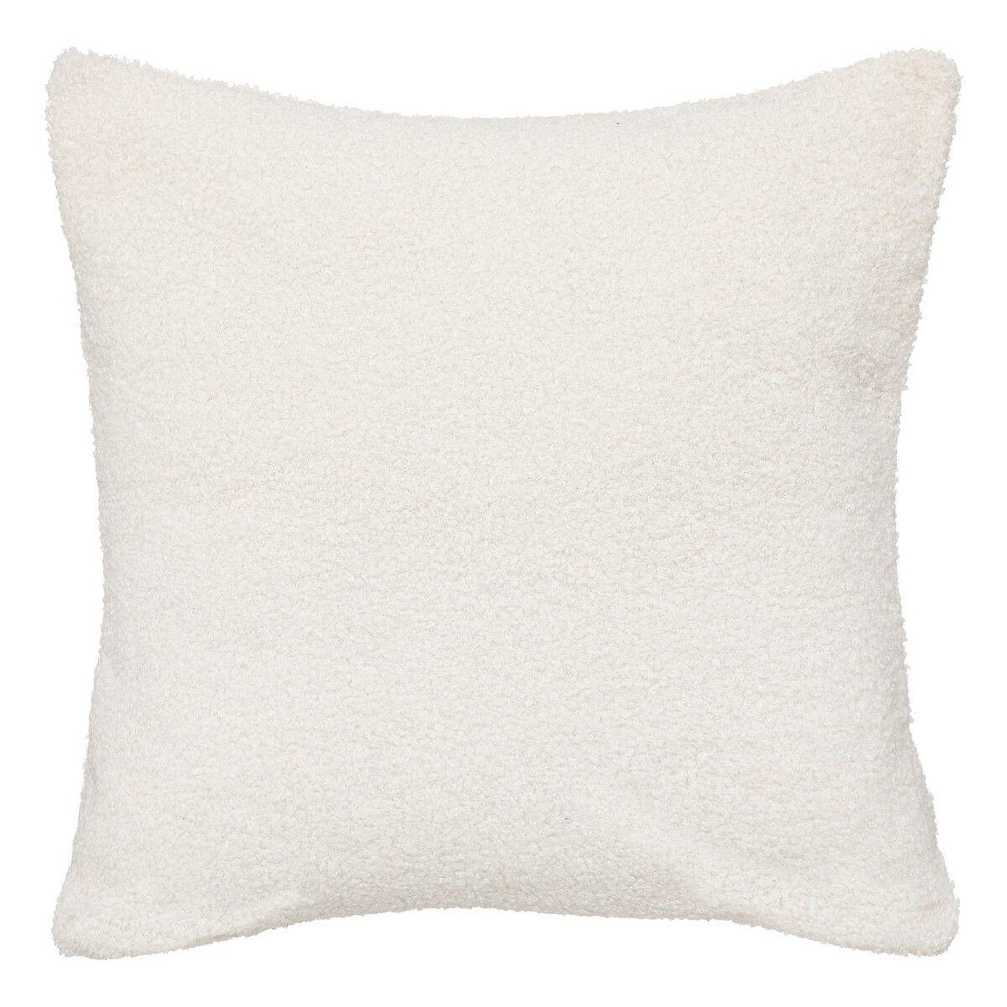 ATMOSPHERA Coussin bouclette  jaiko  40x40cm ivoire
