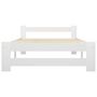 Voir la diapositive 3 : VIDAXL Cadre de lit sans matelas blanc bois de pin massif 90x200 cm