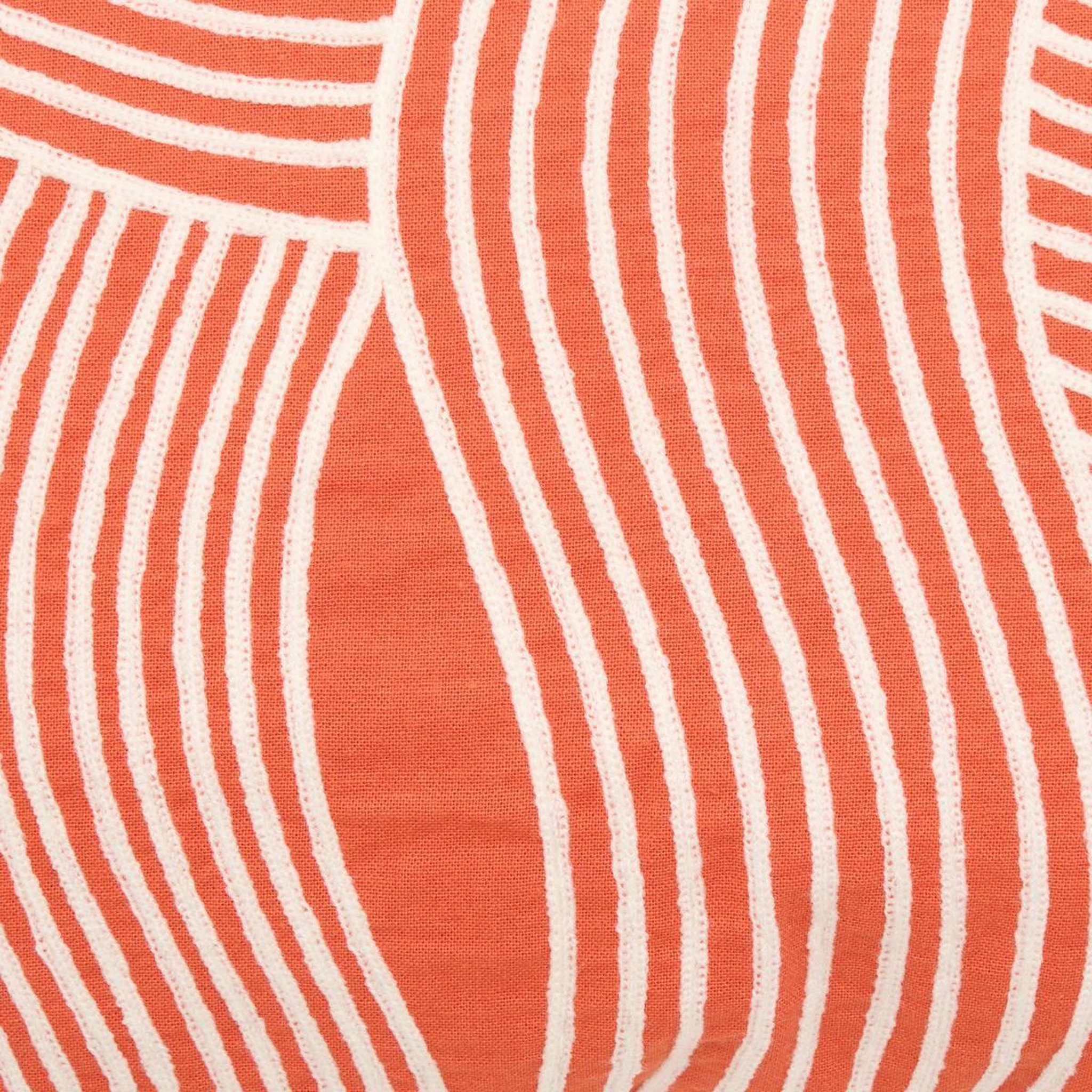Voir la diapositive 4 : ATMOSPHERA Coussin déco en coton  nippon line  38x58cm orange