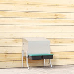 VIDAXL Nichoir à poules2 compartiments avec pieds en acier galvanisé