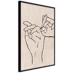 Paris Prix Affiche Murale Encadrée  United. Coloris disponibles : Jaune, Noir