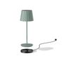 Voir la diapositive 6 : Lumisky Lampe de table sans fil LED ABBY Vert olive Aluminium