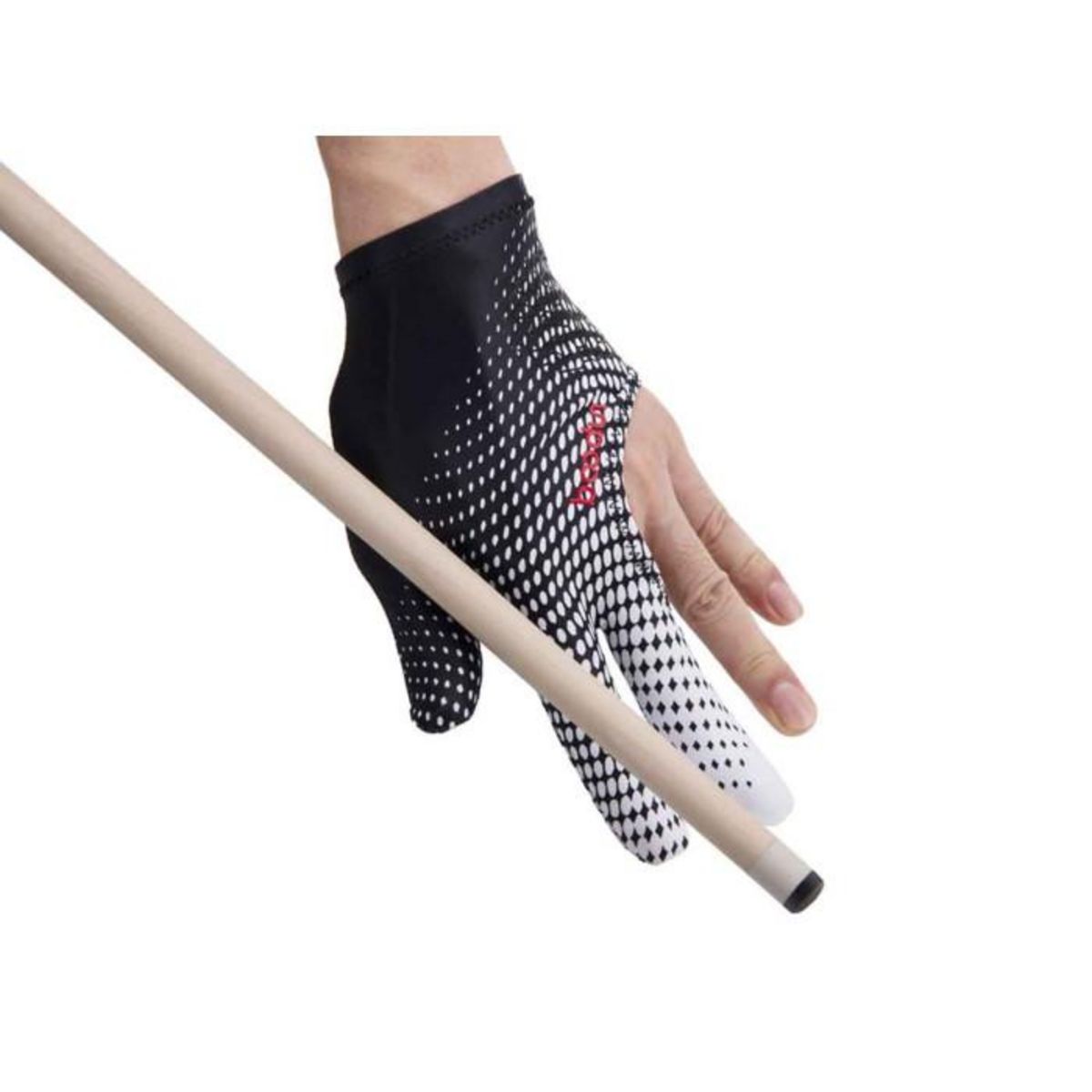 Paris Prix Gant de Billard Unisexe en Lycra  Polma  20cm Blanc