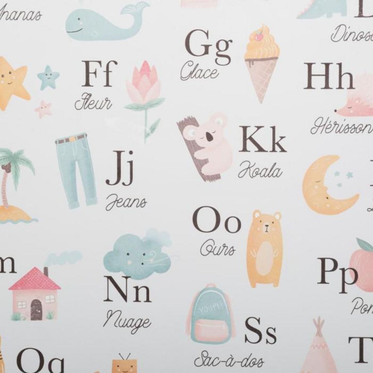 Atmosphera Kids Décoration Murale Enfant  Bi Face  60cm Multicolore