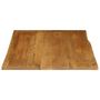 Voir la diapositive 4 : VIDAXL Dessus de table 90x80x3,8 cm bord vivant bois massif manguier