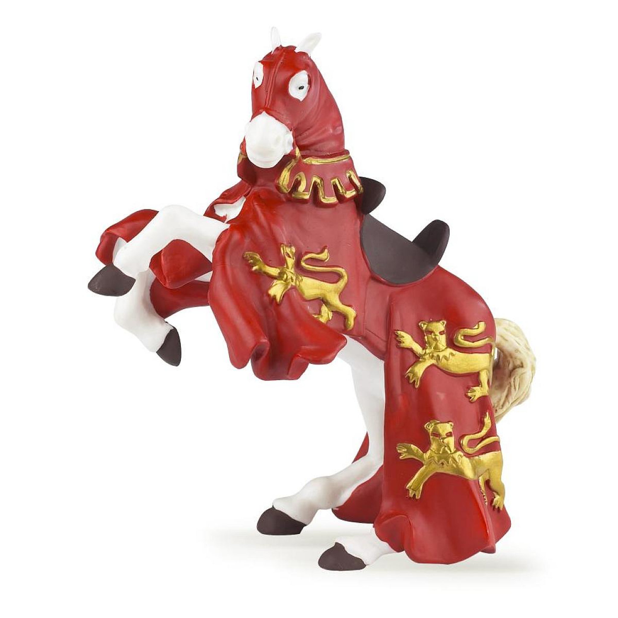 Papo 39340 - Cheval du roi richard rouge -