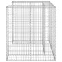 Voir la diapositive 4 : VIDAXL Mur en gabion pour poubelle Acier galvanise 110x100x110 cm