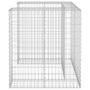 Voir la diapositive 4 : VIDAXL Mur en gabion pour poubelle Acier galvanise 110x100x110 cm