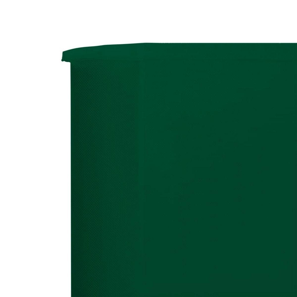 VIDAXL Paravent 3 panneaux Tissu 400 x 80 cm Vert