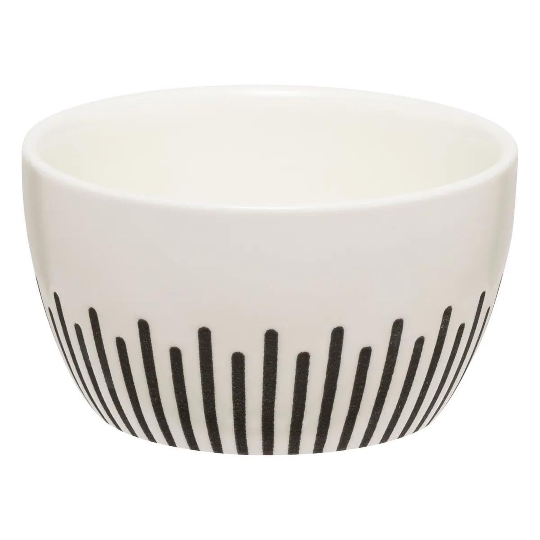 Voir la diapositive 3 : SECRET DE GOURMET Lot de 4 coupelles en céramique  ethnique  10cm noir & blanc