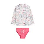 Petit Béguin Maillot de bain bébé 2 pièces t-shirt de protection UV & culotte Mindanao. Coloris disponibles : Beige
