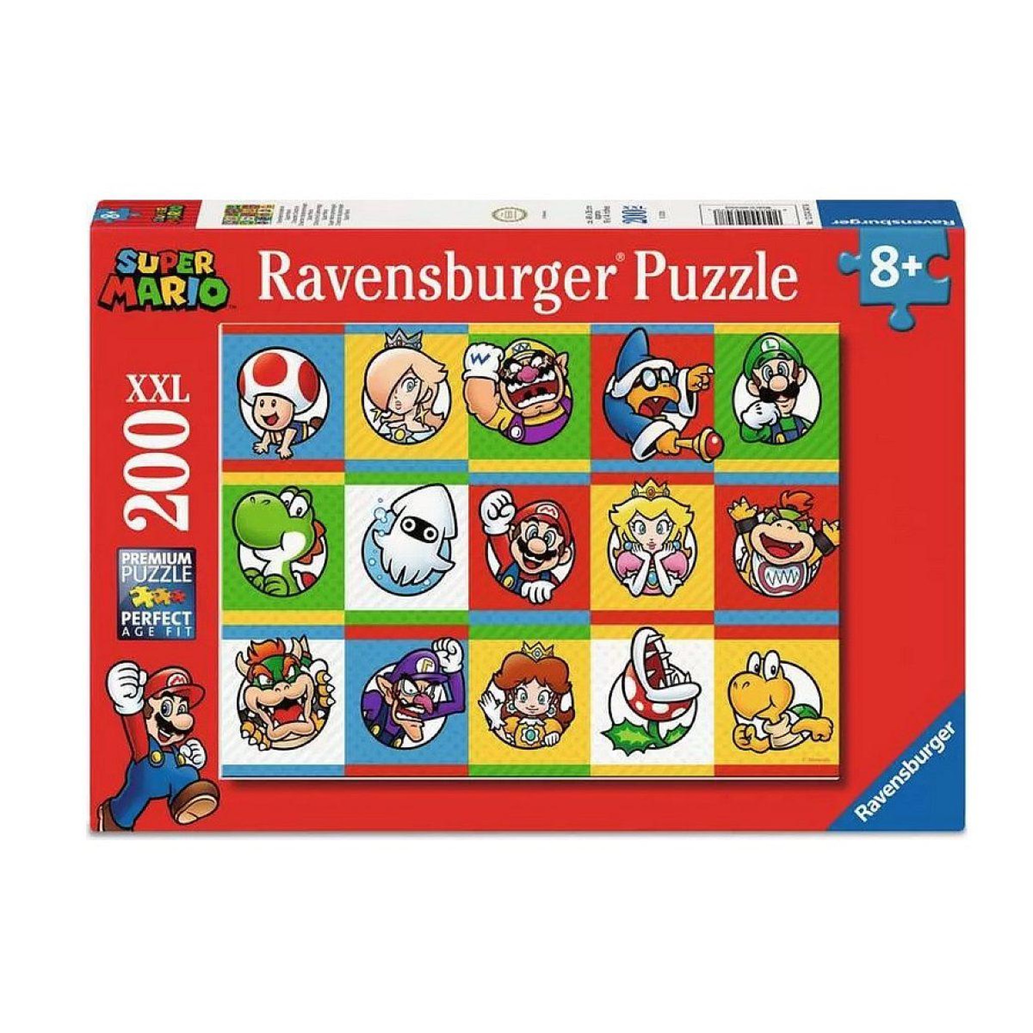RAVENSBURGER Puzzle XXL 200 p - Collection de personnages Super Mario