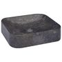 Voir la diapositive 3 : VIDAXL Lavabo Noir 40x40x10 cm Marbre