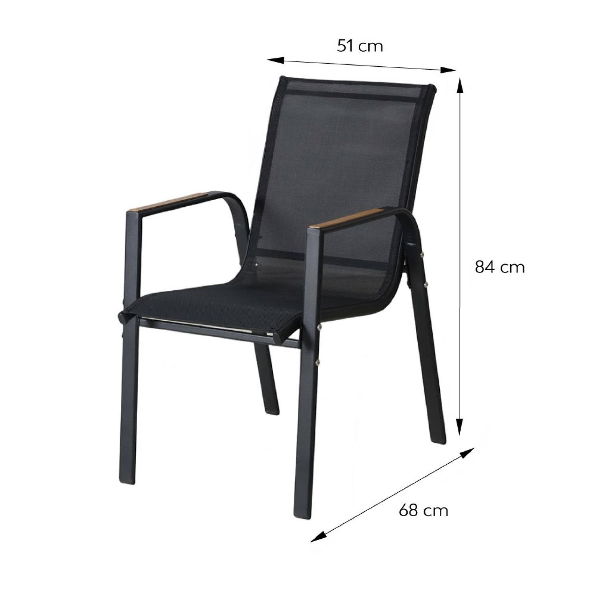 Voir la diapositive 4 : CONCEPT USINE Salon de jardin 8 places en aluminium et bois d'eucalyptus nido