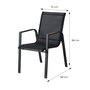 Voir la diapositive 4 : CONCEPT USINE Salon de jardin 8 places en aluminium et bois d'eucalyptus NIDO