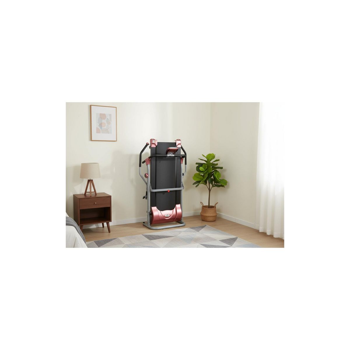 O'Fitness Tapis de course magnétique avec bras 2 en 1 - O'Fitness - Maison/Appartement - Compteur 5 fonctions