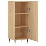 Voir la diapositive 5 : VIDAXL Buffet Chene sonoma 34,5x34x90 cm Bois d'ingenierie