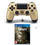 Manette Sony DUALSHOCK 4 Gold + FALLOUT 4