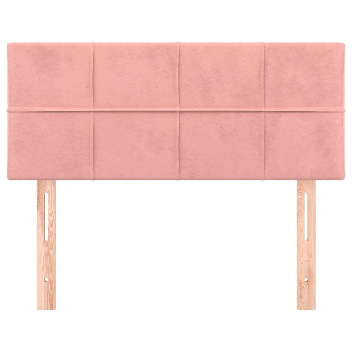 VIDAXL Tete de lit Rose 90x5x78/88 cm Velours