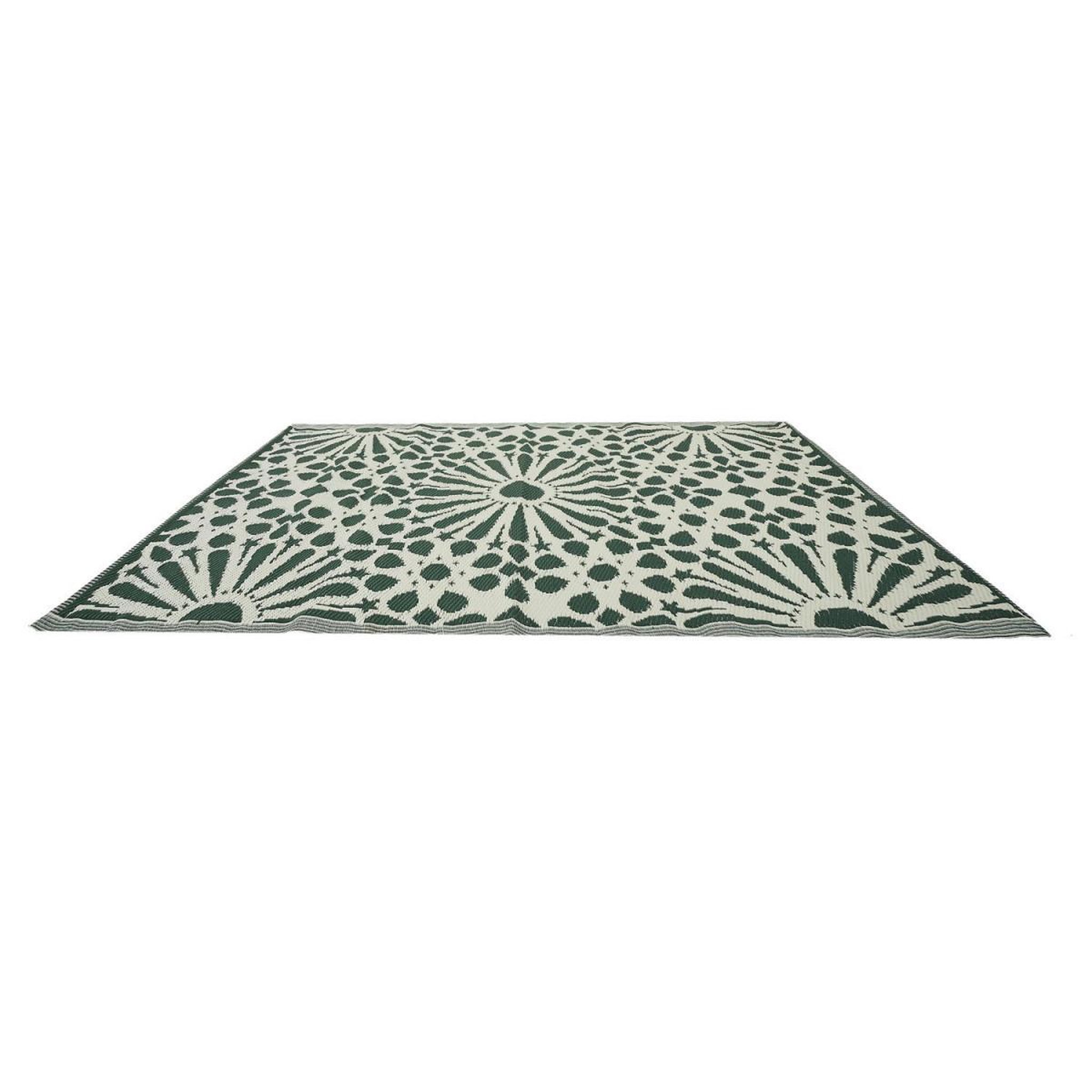 Voir la diapositive 2 : The Home Deco Factory Tapis déco imprimé  patio  120x180cm vert