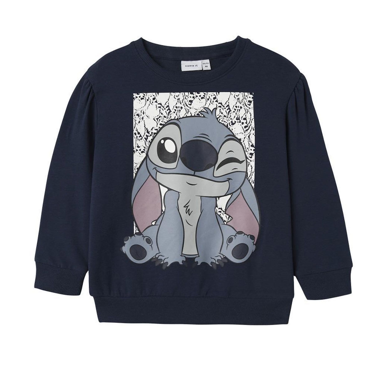 NAME IT Sweat Marine Fille Name it Stitch