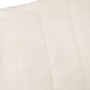 VIDAXL Couverture lestee Creme clair 220x240 cm 15 kg Tissu