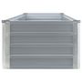 Voir la diapositive 4 : VIDAXL Lit sureleve de jardin Acier galvanise 320x40x45 cm Gris