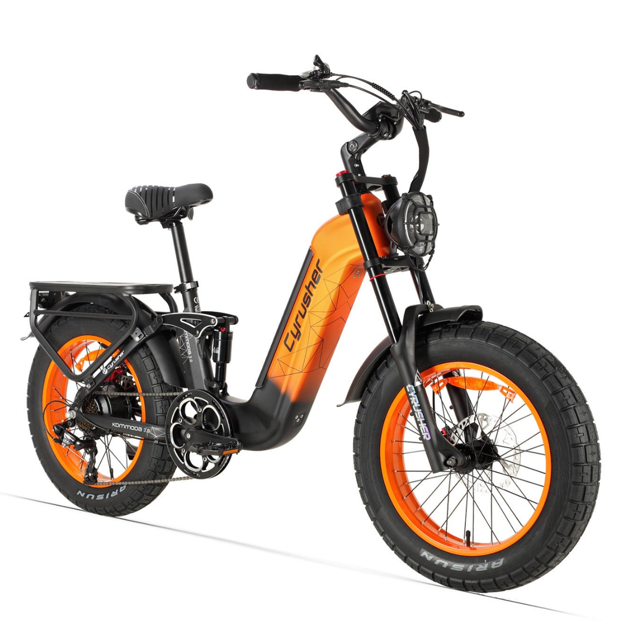 Voir la diapositive 2 : CYRUSHER Vélo électrique Fat Bike Cyrusher Kommoda 3.0