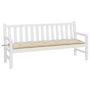 Voir la diapositive 3 : VIDAXL Coussin de banc de jardin beige 180x50x7 cm tissu oxford