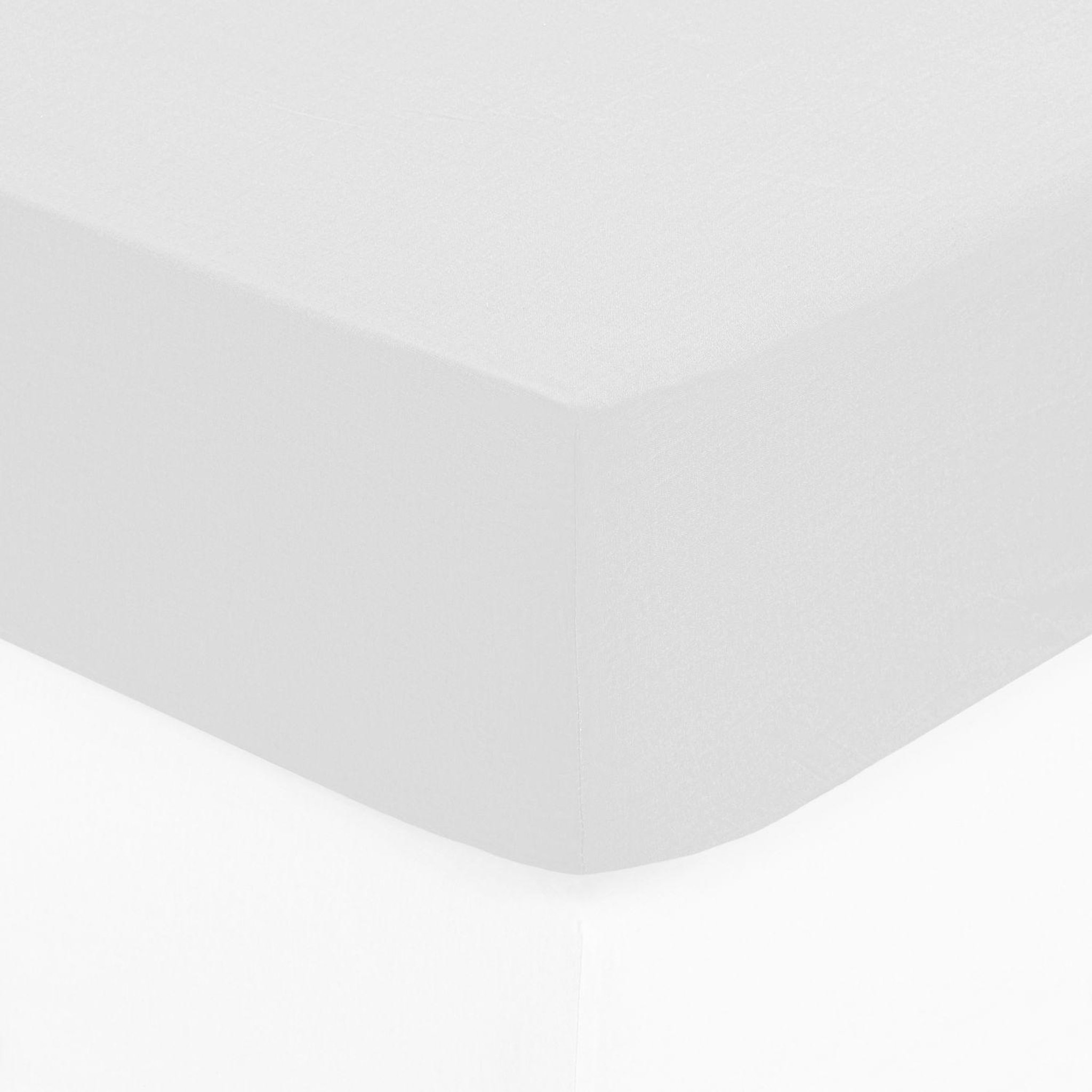 Voir la diapositive 2 : ATMOSPHERA Drap Housse bonnet 30 cm 100% Coton Esther