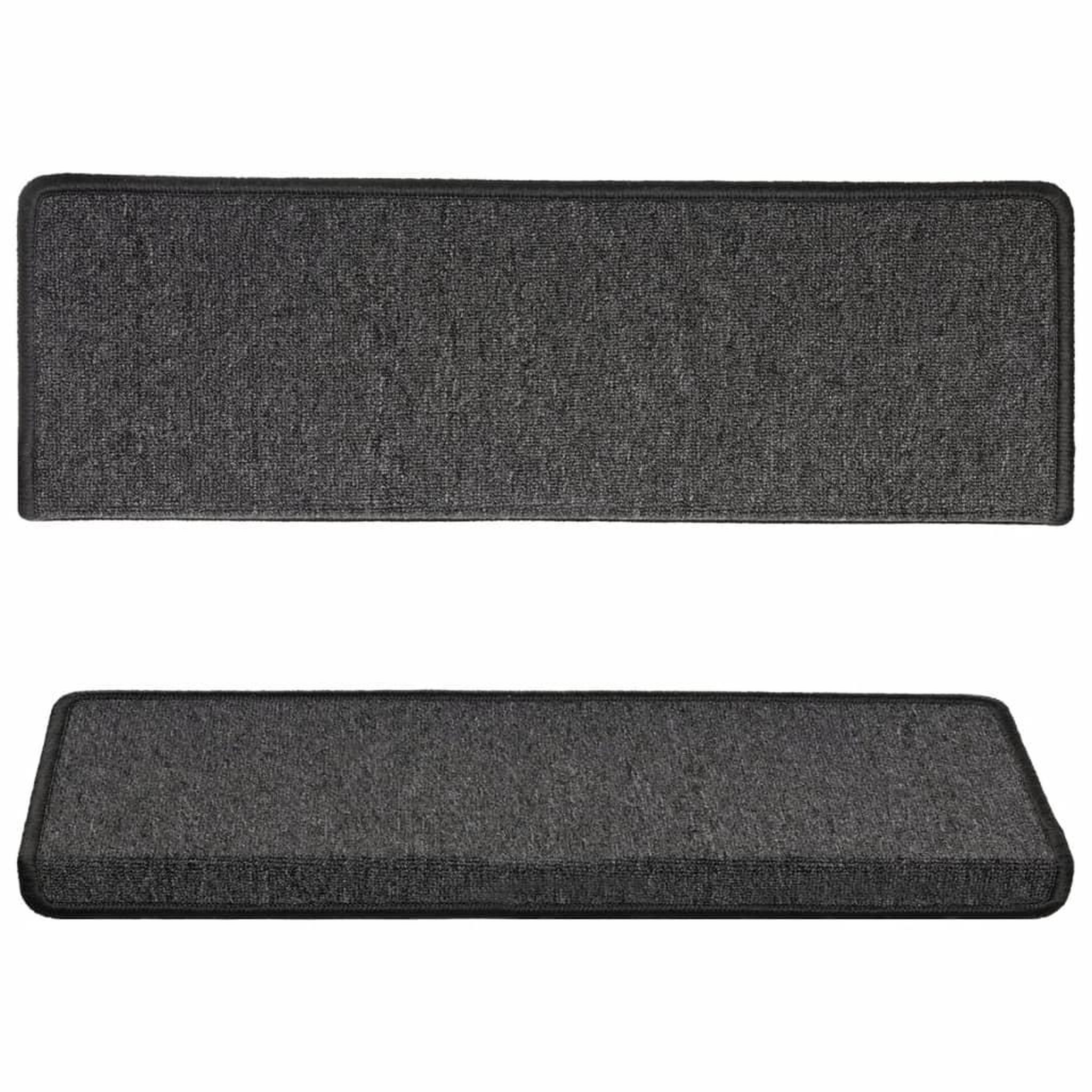 Voir la diapositive 4 : VIDAXL Tapis d'escalier 15 pcs 65x21x4 cm Anthracite