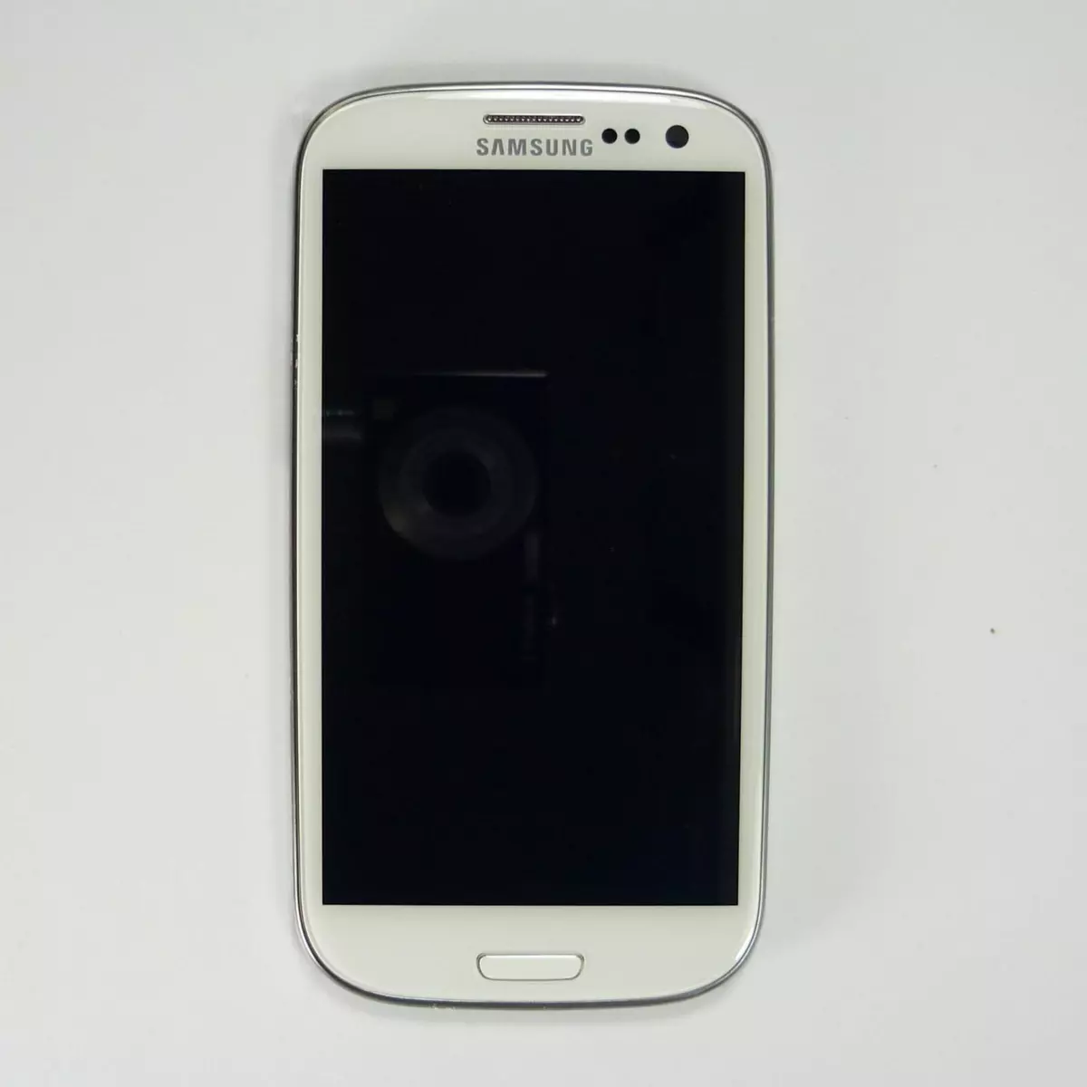 Samsung Original Vitre tactile écran LCD sur châssis Samsung Galaxy S3 I9305 blanc