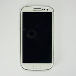 Samsung Original Vitre tactile écran LCD sur châssis Samsung Galaxy S3 I9305 blanc