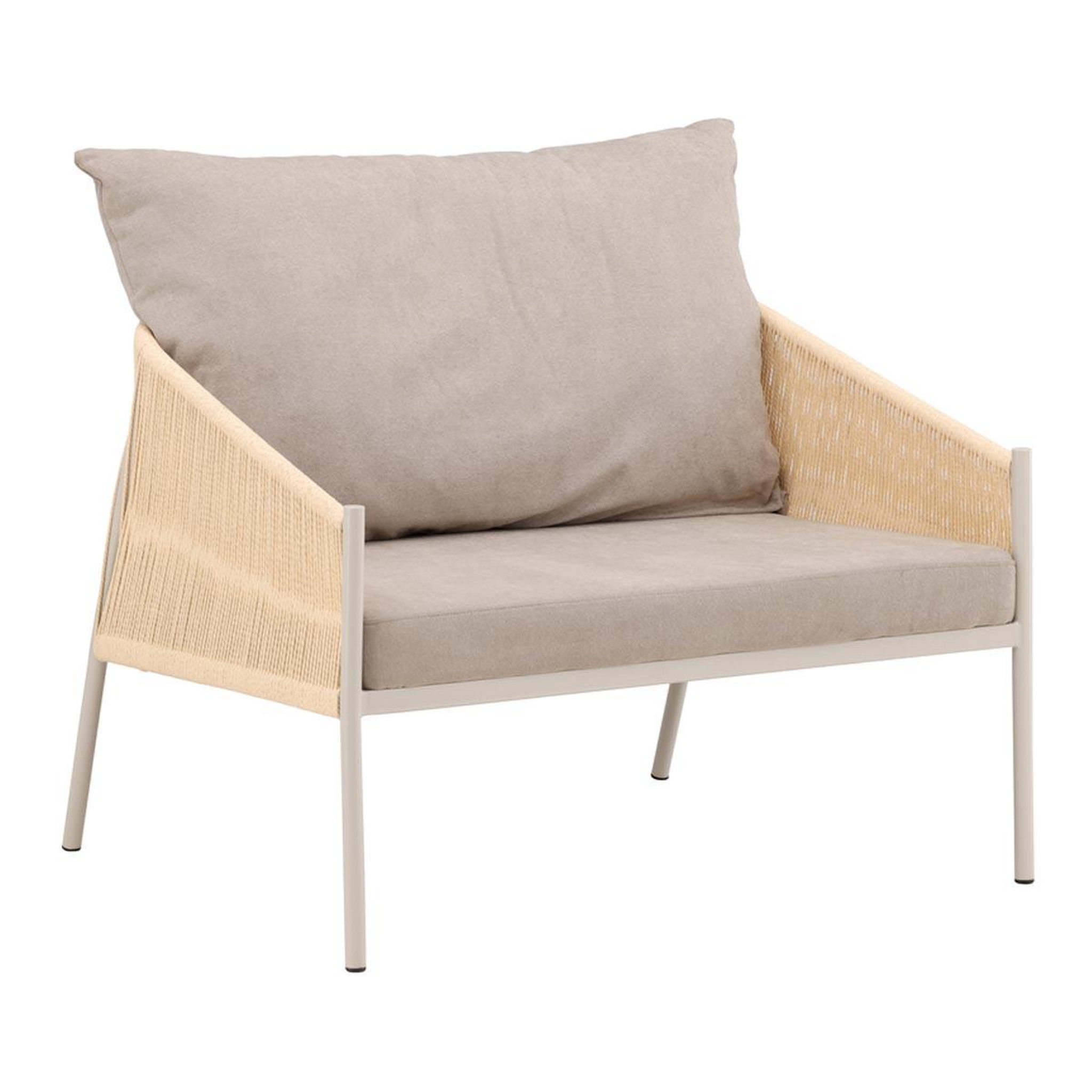 Paris Prix Fauteuil lounge  louie  98cm beige