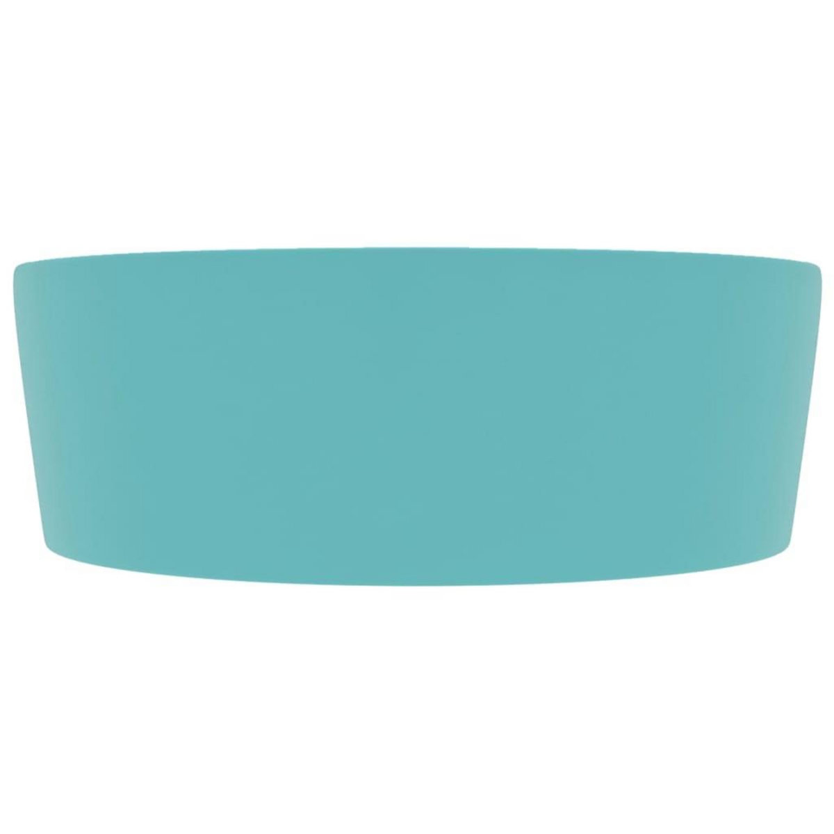 VIDAXL Lavabo de luxe avec trop-plein Vert clair mat 36x13cm Ceramique