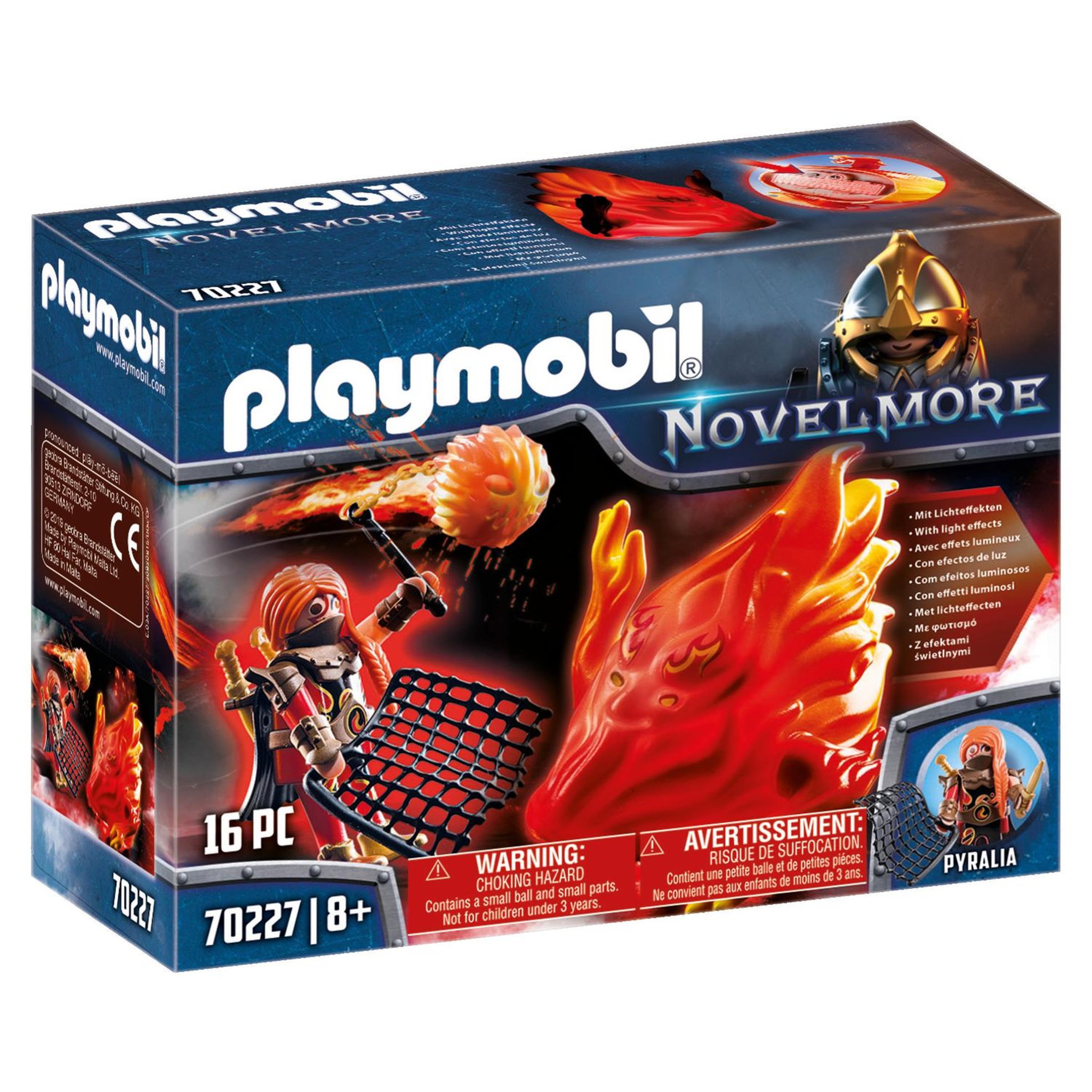 PLAYMOBIL 70227 - Novelmore - Burnham Raider et fantôme du Feu
