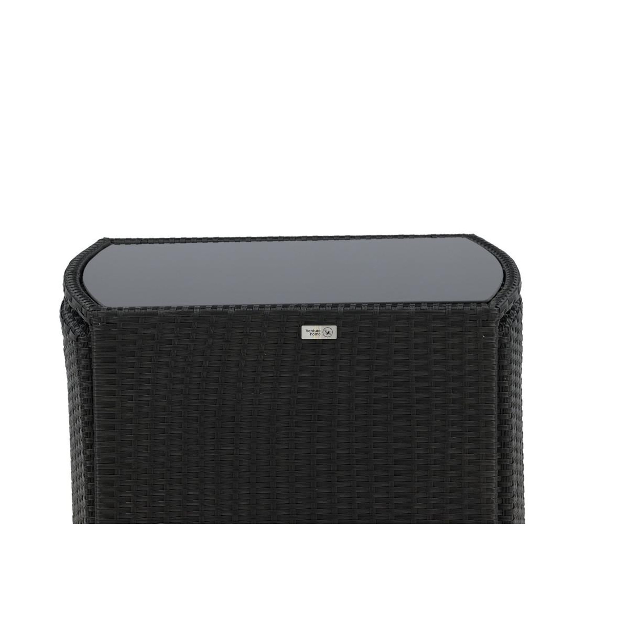 Voir la diapositive 6 : Paris Prix Ensemble table de jardin & 2 chaises  savanna  75cm noir