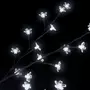 VIDAXL Sapin de Noël 200 LED blanc froid Cerisier en fleurs 180 cm