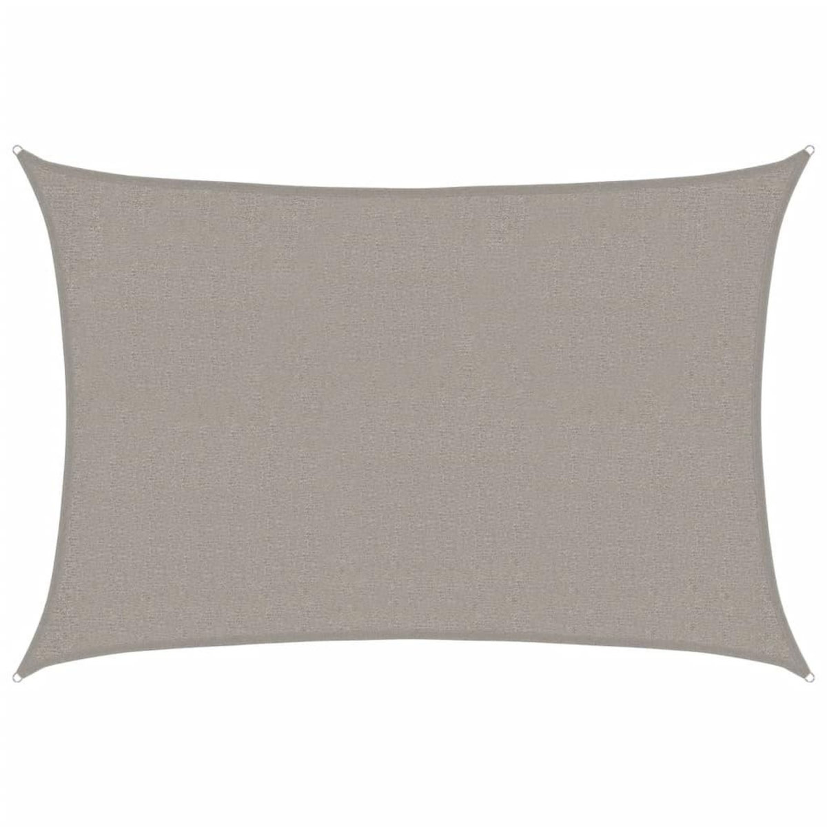 VIDAXL Voile d'ombrage 160 g/m² rectangulaire gris clair 2x3 m PEHD