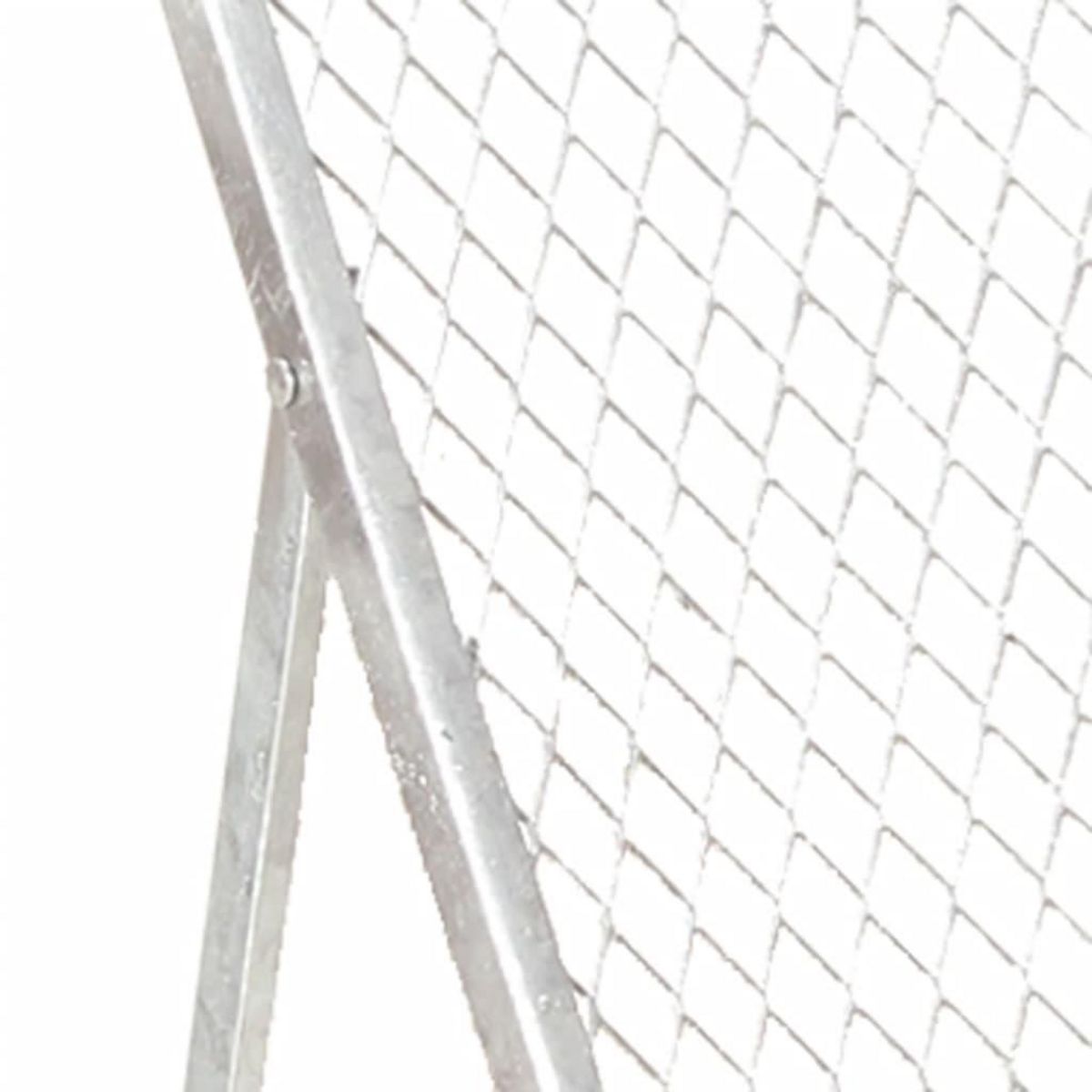 VIDAXL Tamis de jardin Acier galvanise