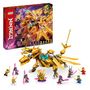 Voir la diapositive 2 : LEGO NINJAGO 71774 L&rsquo;Ultra Dragon d&rsquo;Or de Lloyd, Jouet avec Figurines Kai et Zane 