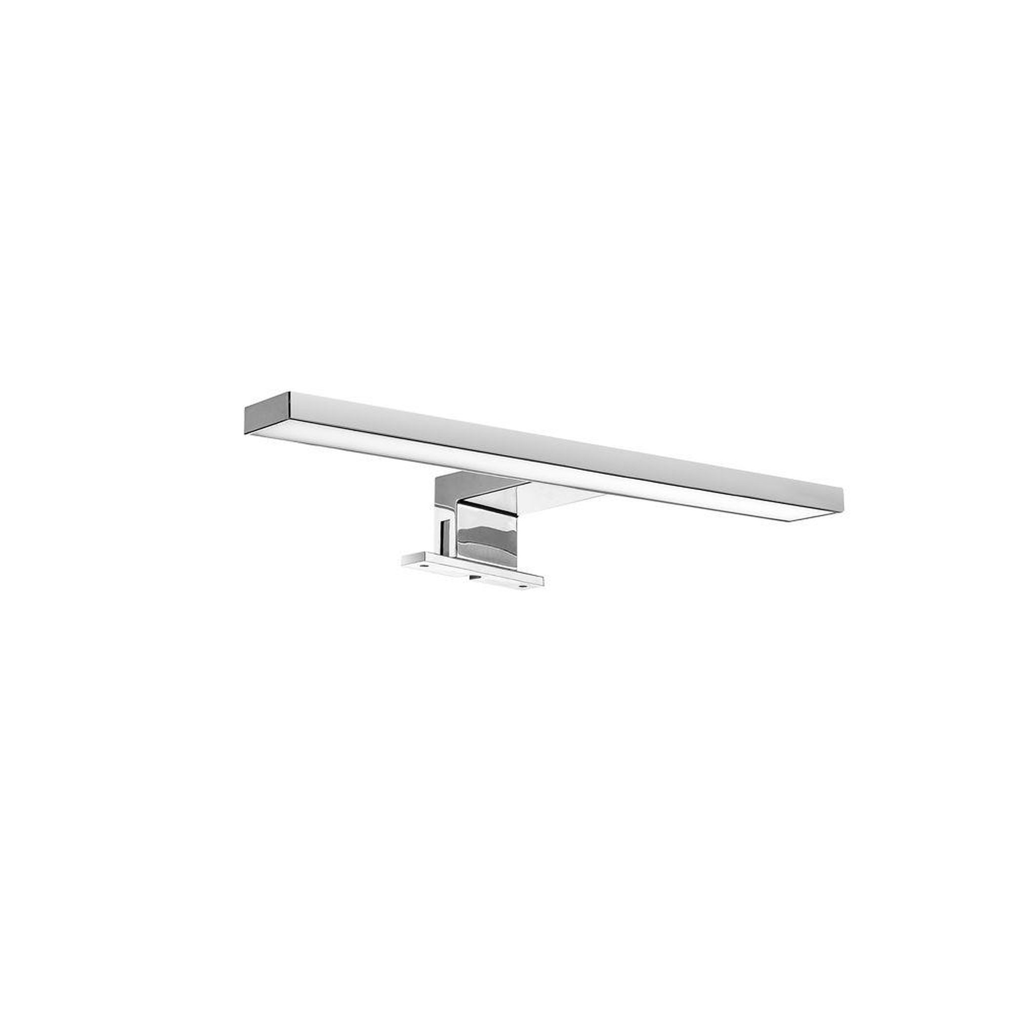Emuca 5149111 Spot LED pour miroir de salle de bain Virgo (AC 230V 50Hz), 6 W, Chromé, Plastique