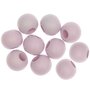 RICO DESIGN 10 Perles rondes - bois rose - 20 mm