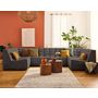 Voir la diapositive 2 : LISA DESIGN Ellie - fauteuil sans accoudoir en velours texturé