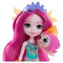 Voir la diapositive 2 : MATTEL Mini-Poupée Enchantimals - Maura Sirène et Glide