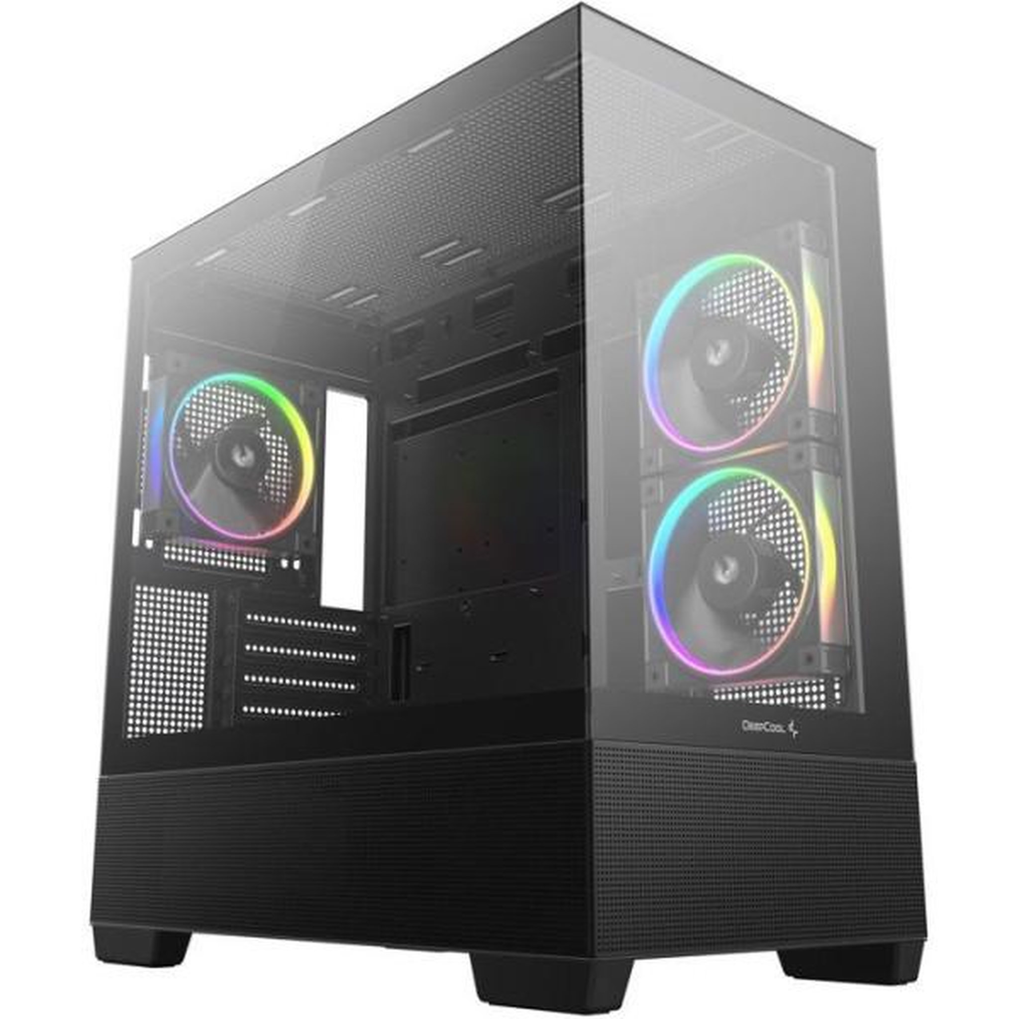 Deepcool Boîtier PC - DEEPCOOL - CG380 3F - Moyen tour - Micro-ATX - 3 ventilateurs ARGB inclus